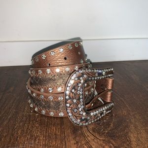 Western bling belt
